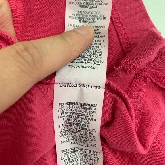 Sweaty Betty Tank Dress Women XS Pink Take It Easy Drop Waist Stretch Tie V Neck - Picture 12 of 16